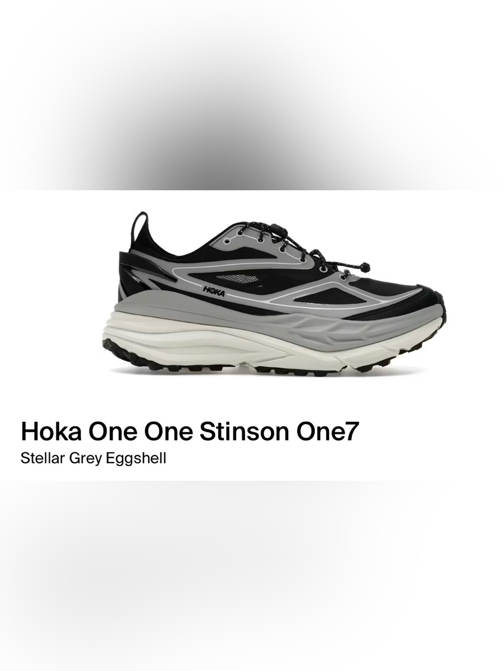 HOKA Stinson 7 'Stellar Grey'